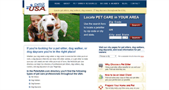 Desktop Screenshot of petsitusa.com