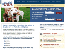 Tablet Screenshot of petsitusa.com